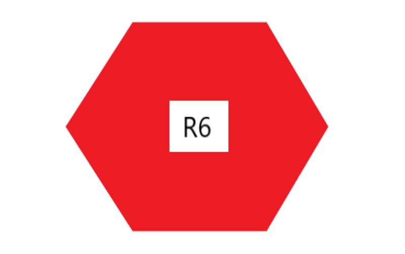 食用紅色六號 (R6)	Ponceau 4R